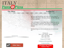 Tablet Screenshot of italypastapizza.com